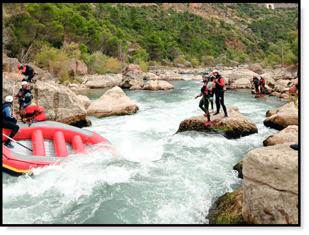 Tecnico de Rescate en Aguas-bravas Profesional