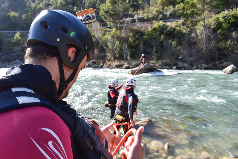 Empotramiento de pie, rescate