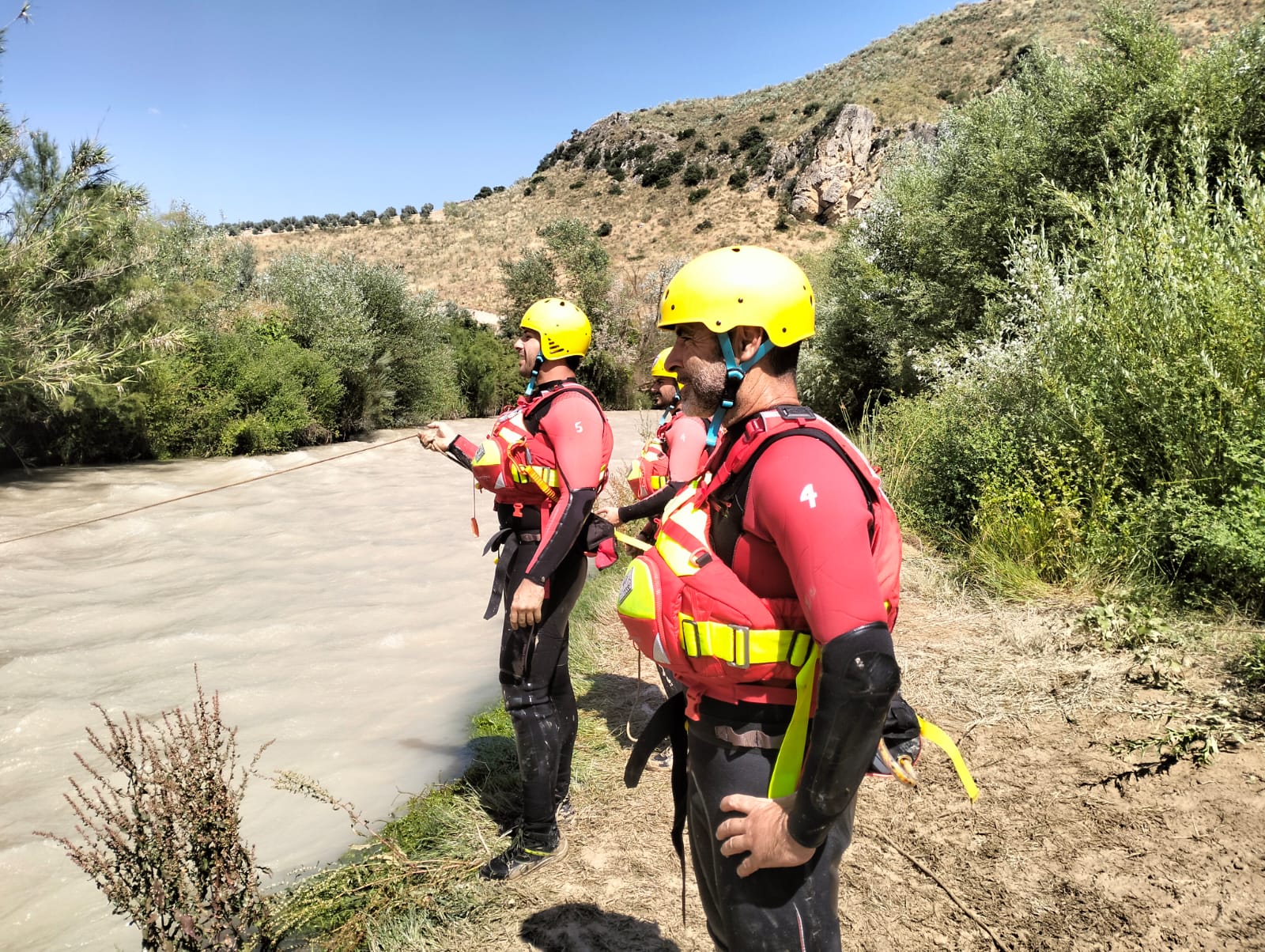 Curso rescate acuatico bomberos