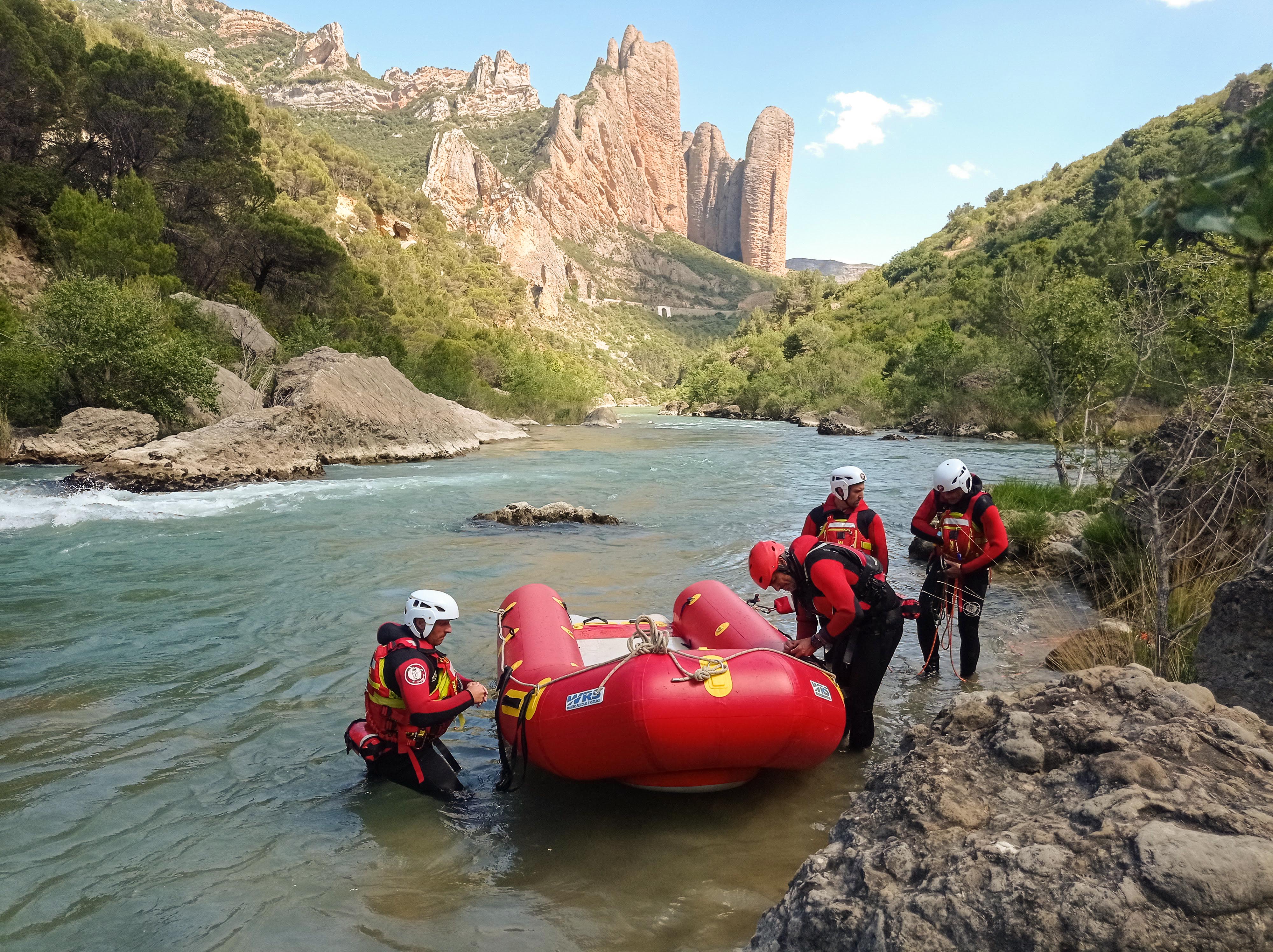 Curso de rescate en rios y riadas