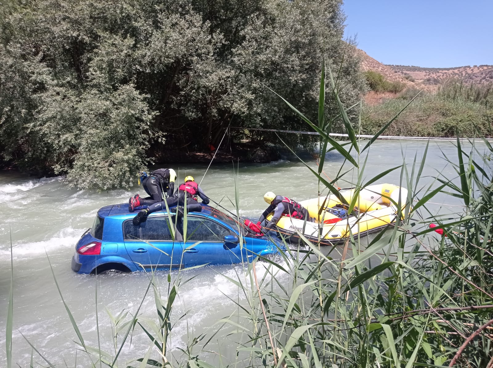 Rescate de vehiculos en riadas e inundaciones