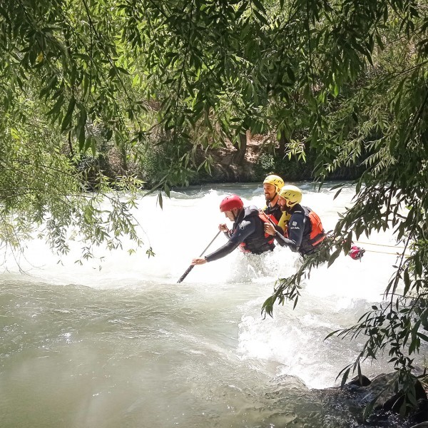 Cursos de rescate en aguas rápidas, riadas e inundaciones en Andalucía