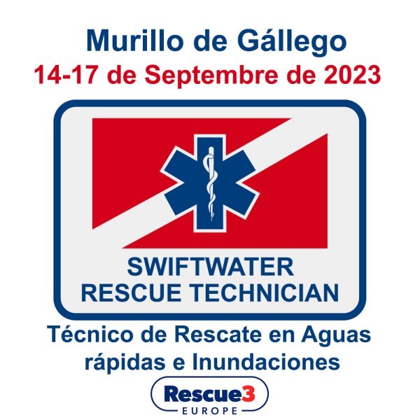 Curso de Rescate Técnico de Rescate en Aguas rápidas e Inundaciones. Sept 2023